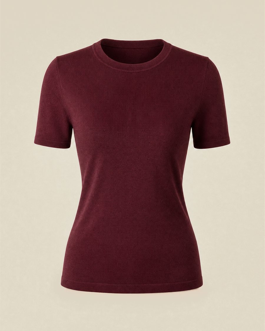 Playera Riva en vino